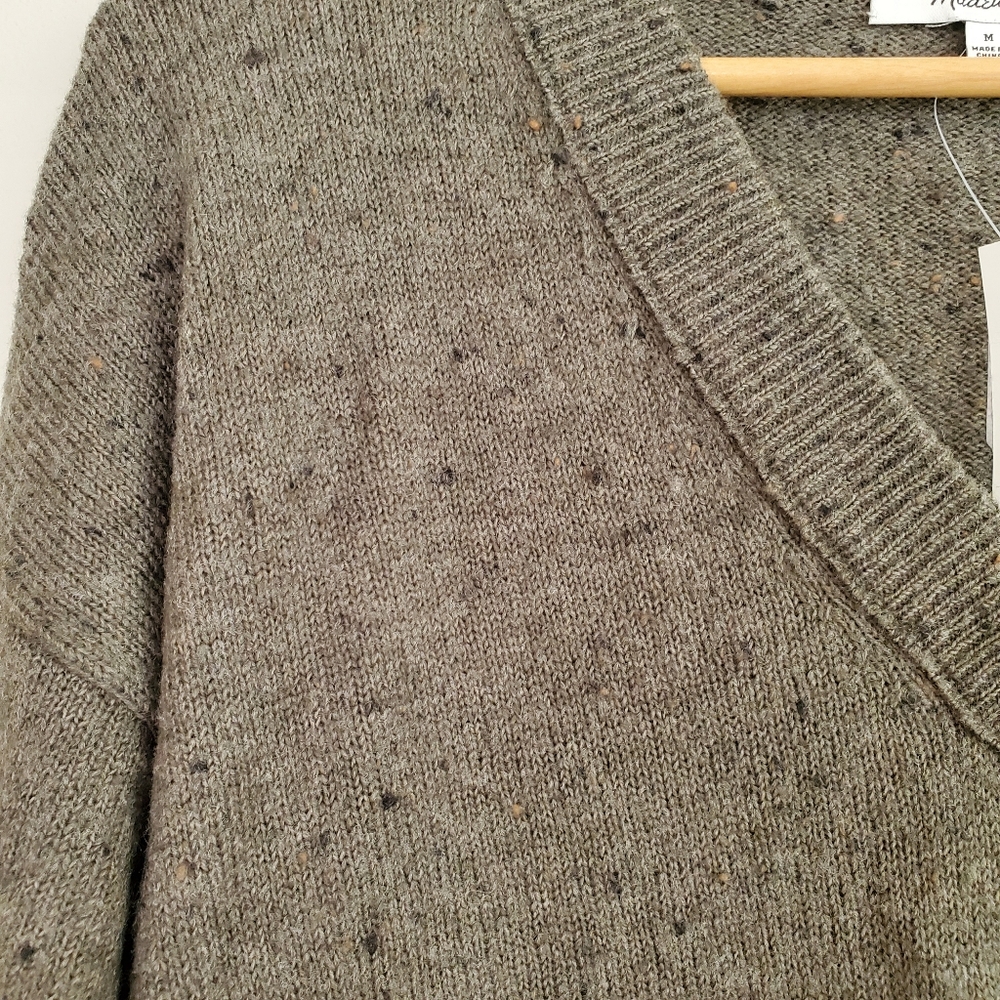 Madewell Donegal Jason V-Neck Sweater - Picture 4 of 10